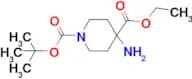 4-AMINO-1-BOC-4-PIPERIDINEDICARBOXYLIC ACID ETHYL ESTER