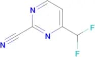 4-(DIFLUOROMETHYL)PYRIMIDINE-2-CARBONITRILE