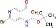 TERT-BUTYL (2-BROMO-5-FORMYLPYRIDIN-4-YL)CARBAMATE