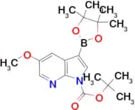 TERT-BUTYL 5-METHOXY-3-(4,4,5,5-TETRAMETHYL-1,3,2-DIOXABOROLAN-2-YL)-1H-PYRROLO[2,3-B]PYRIDINE-1-C…
