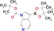 TERT-BUTYL 3-(4,4,5,5-TETRAMETHYL-1,3,2-DIOXABOROLAN-2-YL)-1H-PYRROLO[2,3-C]PYRIDINE-1-CARBOXYLATE