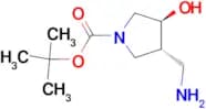 TERT-BUTYL (3R,4S)-3-(AMINOMETHYL)-4-HYDROXYPYRROLIDINE-1-CARBOXYLATE