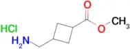 METHYL 3-(AMINOMETHYL)CYCLOBUTANECARBOXYLATE HCL