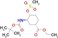 (1S,3R,4R)-3-[(TERT-BUTOXYCARBONYL)AMINO]-4-[(METHYLSULFONYL)OXY]CYCLOHEXANECARBOXYLIC ACID ETHYL …