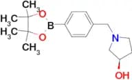 (R)-1-(4-(4,4,5,5-TETRAMETHYL-1,3,2-DIOXABOROLAN-2-YL)BENZYL)PYRROLIDIN-3-OL