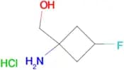 (1-Amino-3-fluorocyclobutyl)methanol  HCl