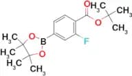 TERT-BUTYL 2-FLUORO-4-(4,4,5,5-TETRAMETHYL-1,3,2-DIOXABOROLAN-2-YL)BENZOATE