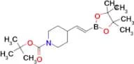 (E)-TERT-BUTYL 4-(2-(4,4,5,5-TETRAMETHYL-1,3,2-DIOXABOROLAN-2-YL)VINYL)PIPERIDINE-1-CARBOXYLATE