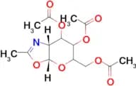 (3AR,7AR)-5-(ACETOXYMETHYL)-2-METHYL-5,6,7,7A-TETRAHYDRO-3AH-PYRANO[3,2-D]OXAZOLE-6,7-DIYL DIACETA…