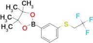 (3-((2,2,2-TRIFLUOROETHYL)THIO)PHENYL)BORONIC ACID PINACOL ESTER