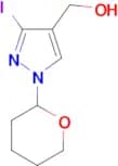 [3-Iodo-1-(tetrahydro-pyran-2-yl)-1H-pyrazol-4-yl]-methanol