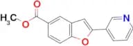2-Pyridin-3-yl-benzofuran-5-carboxylic acid methyl ester
