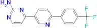 4-[6-(4-Trifluoromethyl-phenyl)-pyridin-3-yl]-pyrimidin-2-ylamine