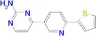 4-(6-Thiophen-2-yl-pyridin-3-yl)-pyrimidin-2-ylamine