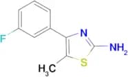 4-(3-Fluoro-phenyl)-5-methyl-thiazol-2-ylamine