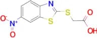 [(6-Nitro-1,3-benzothiazol-2-yl)thio]acetic acid