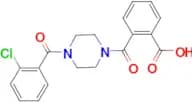 2-{[4-(2-Chlorobenzoyl)piperazin-1-yl]carbonyl}benzoic acid