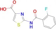 2-[(2-Fluorobenzoyl)amino]-1,3-thiazole-4-carboxylic acid