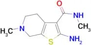 2-amino-N,6-dimethyl-4,5,6,7-tetrahydrothieno[2,3-c]pyridine-3-carboxamide