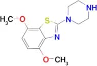 4,7-dimethoxy-2-piperazin-1-yl-1,3-benzothiazole