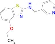 4-ethoxy-N-(pyridin-3-ylmethyl)-1,3-benzothiazol-2-amine