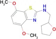 4,7-dimethoxy-N-(tetrahydrofuran-2-ylmethyl)-1,3-benzothiazol-2-amine