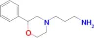 [3-(2-phenylmorpholin-4-yl)propyl]amine