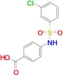 4-((3-chlorophenyl)sulfonamido)benzoic acid