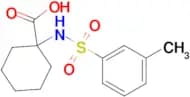 1-((3-methylphenyl)sulfonamido)cyclohexane-1-carboxylic acid