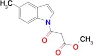 Methyl 3-(5-methyl-1H-indol-1-yl)-3-oxopropanoate