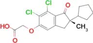 (S)-2-((6,7-DICHLORO-2-CYCLOPENTYL-2-METHYL-1-OXO-2,3-DIHYDRO-1H-INDEN-5-YL)OXY)ACETIC ACID