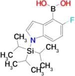 {5-FLUORO-1-[TRIS(PROPAN-2-YL)SILYL]-1H-INDOL-4-YLBORONIC ACID