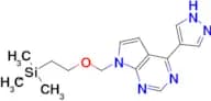 4-(1H-PYRAZOL-4-YL)-7-((2-(TRIMETHYLSILYL)ETHOXY)-METHYL)-7H-PYRROLO[2,3-D]PYRIMIDINE