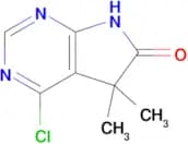 4-CHLORO-5,5-DIMETHYL-5H,6H,7H-PYRROLO[2,3-D]PYRIMIDIN-6-ONE