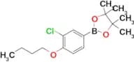 4-BUTOXY-3-CHLOROPHENYLBORONIC ACID PINACOL ESTER