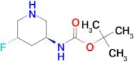 Tert-butyl N-[(3S,5S)-5-fluoropiperidin-3-yl]carbamate