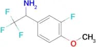 2,2,2-TRIFLUORO-1-(3-FLUORO-4-METHOXY-PHENYL)-ETHYLAMINE