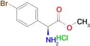 METHYL (2S)-2-AMINO-2-(4-BROMOPHENYL)ACETATE HCL