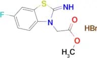 Methyl 2-(6-fluoro-2-iminobenzo[d]thiazol-3(2H)-yl)acetate hydrobromide