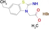 Methyl 2-(6-ethyl-2-iminobenzo[d]thiazol-3(2H)-yl)acetate hydrobromide