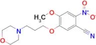 4-Methoxy-5-(3-morpholinopropoxy)-2-nitrobenzonitrile
