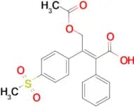 (Z)-4-Acetoxy-3-(4-(methylsulfonyl) phenyl)-2-phenylbut-2-enoic acid