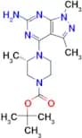 (S)-tert-Butyl 4-(6-amino-1,3-dimethyl-1H-pyrazolo[3,4-d]pyrimidin-4-yl)-3-methylpiperazine-1-carb…