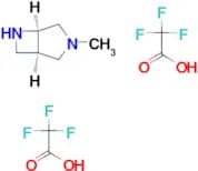 (1R,5R)-3-methyl-3,6-diazabicyclo[3.2.0]heptane; bis(trifluoroacetic acid)