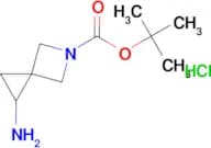 Tert-butyl 1-amino-5-azaspiro[2.3]hexane-5-carboxylate hydrochloride
