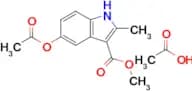 Methyl 5-acetoxy-2-methyl-1H-indole-3-carboxylate acetate