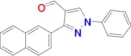 3-(Naphthalen-2-yl)-1-phenyl-1H-pyrazole-4-carbaldehyde