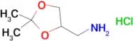 (2,2-Dimethyl-1,3-dioxolan-4-yl)methanamine hydrochloride