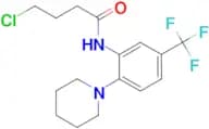 4-chloro-N-[2-piperidin-1-yl-5-(trifluoromethyl)phenyl]butanamide