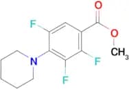 Methyl 2,3,5-trifluoro-4-piperidin-1-ylbenzoate